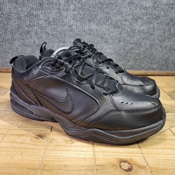 Nike Air Monarch IV 4E Wide Men's 11.5‎ Running Gym Training Shoes Triple Black